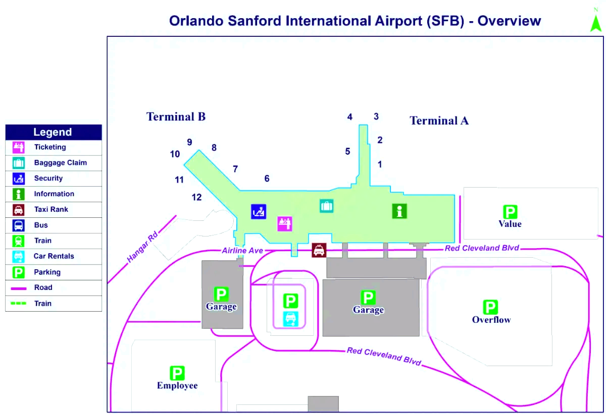 Internationale luchthaven Orlando Sanford