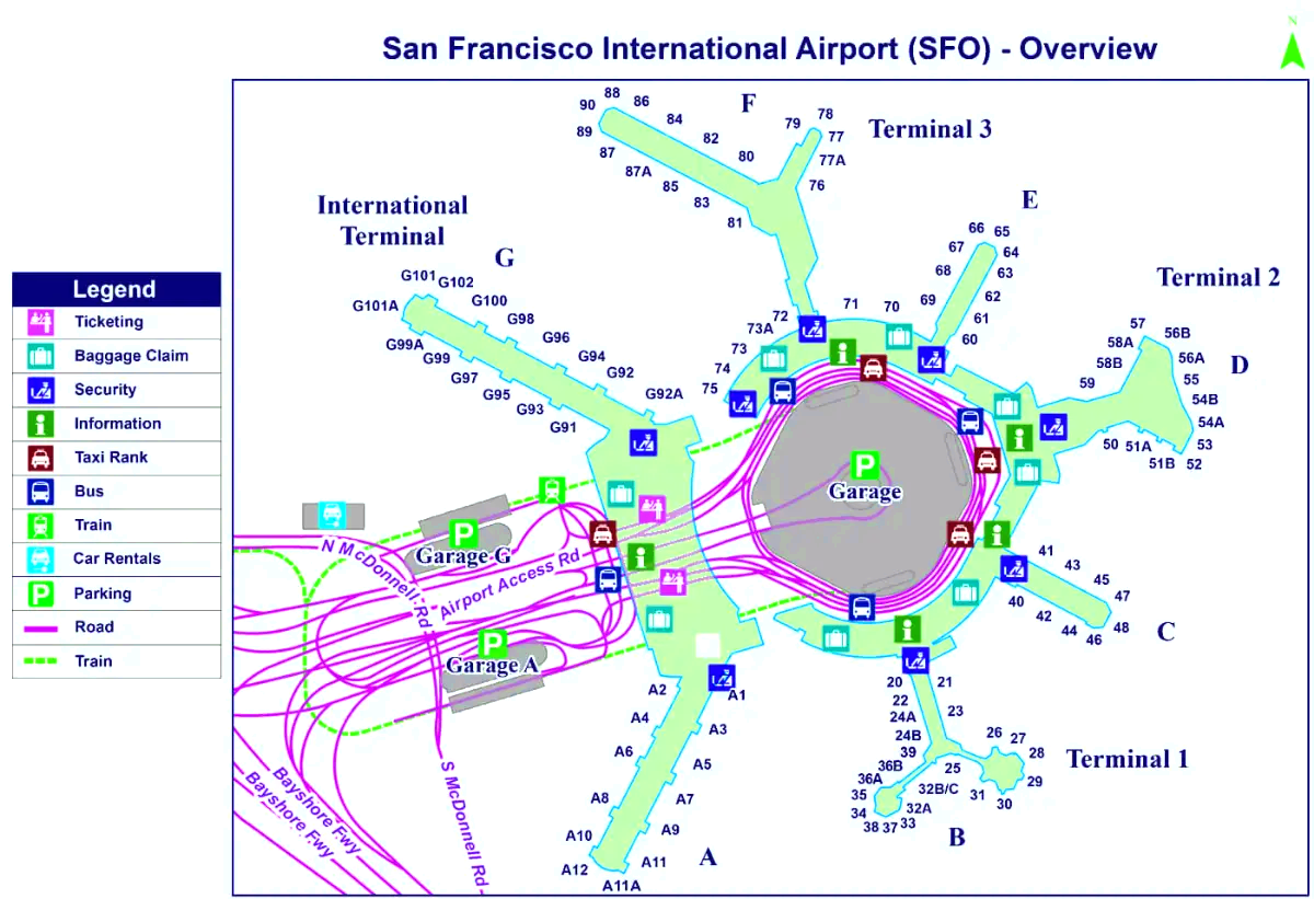 Internationale luchthaven van San Francisco