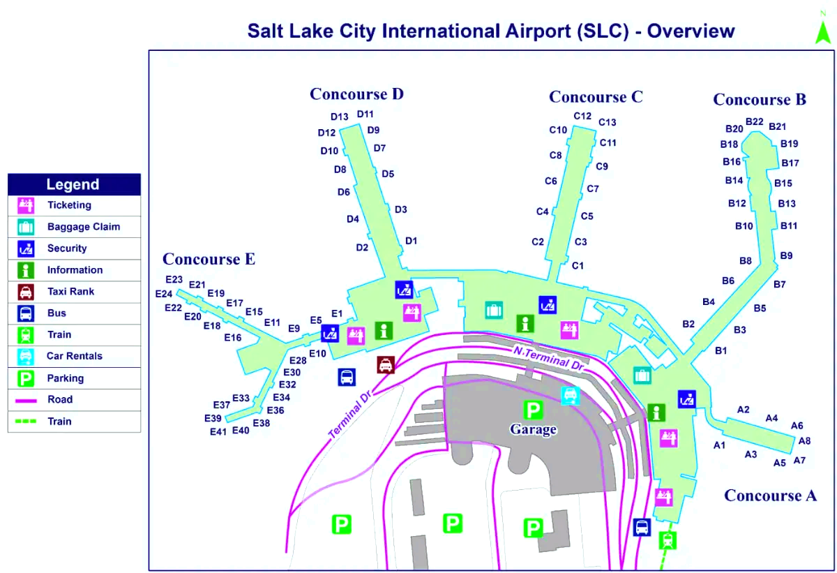 Internationale luchthaven van Salt Lake City