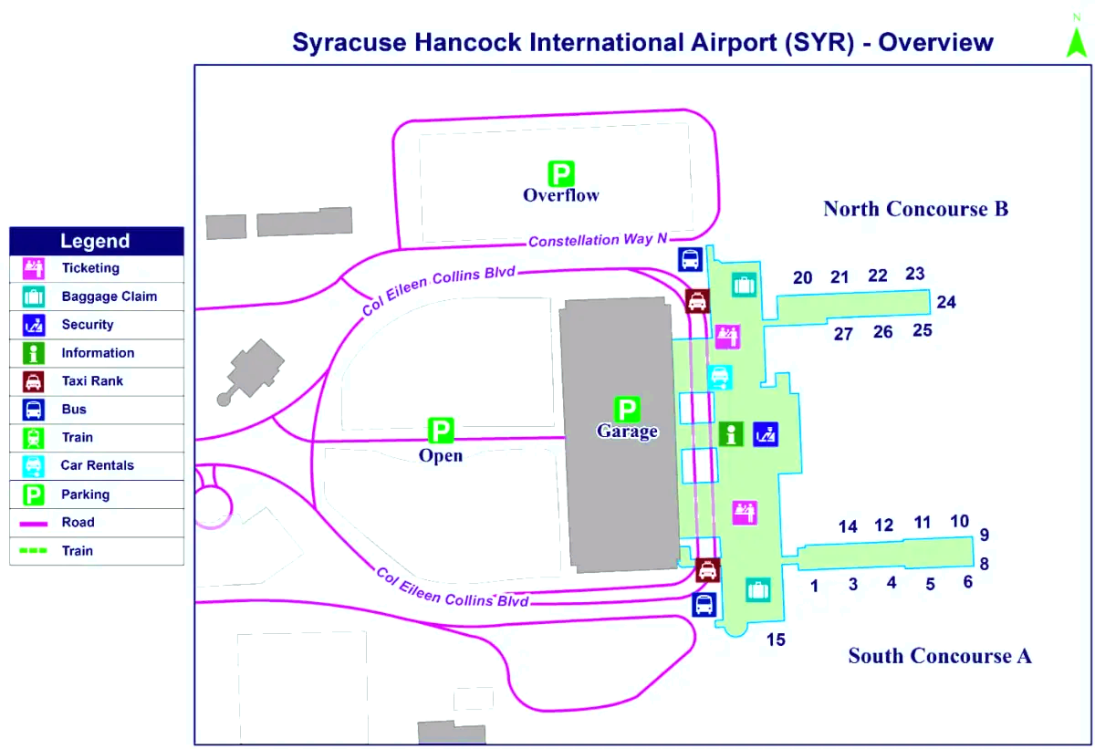 Syracuse Hancock Internationale Luchthaven