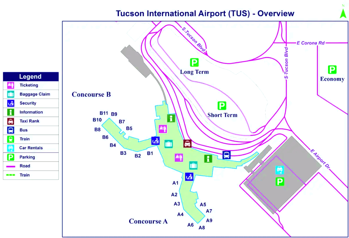 Internationale luchthaven van Tucson