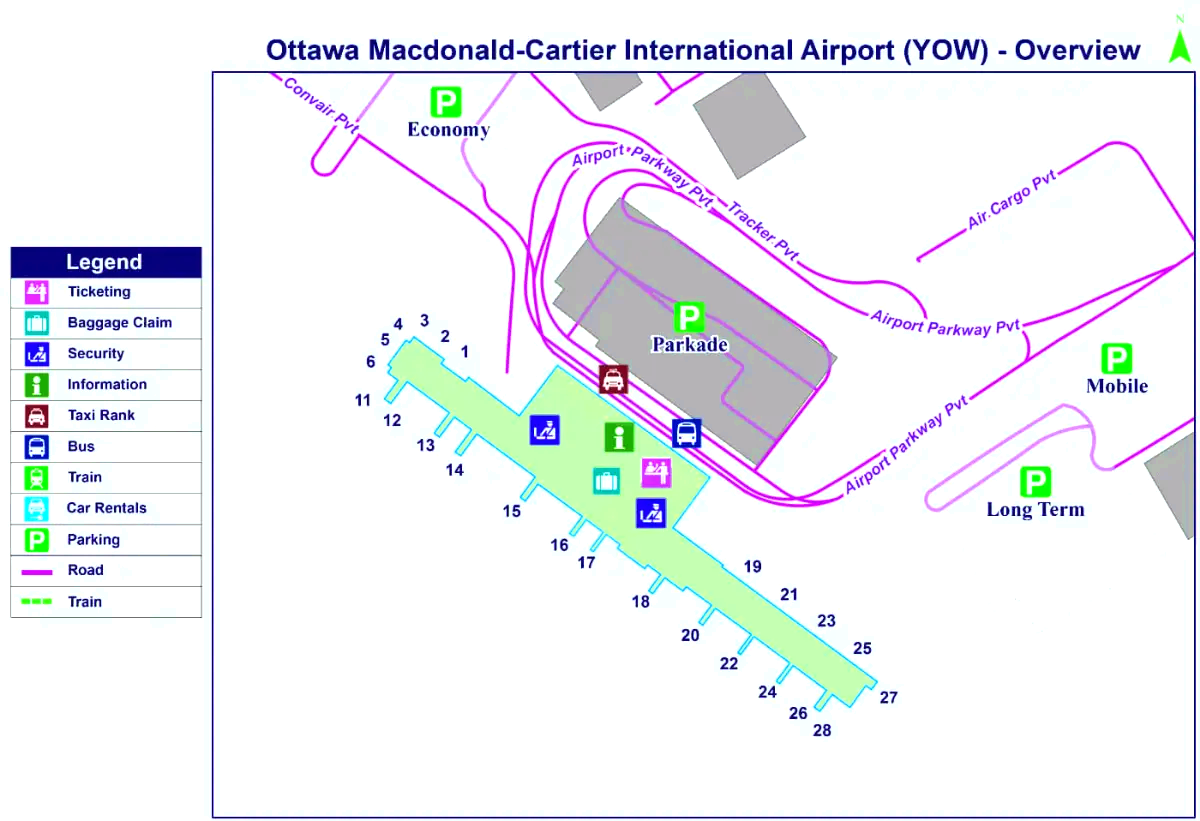 Internationale luchthaven Ottawa/Macdonald-Cartier