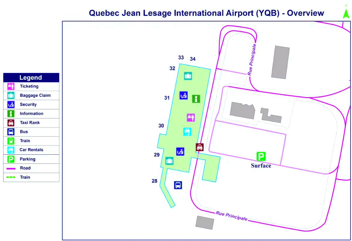 Internationale luchthaven Quebec City Jean Lesage