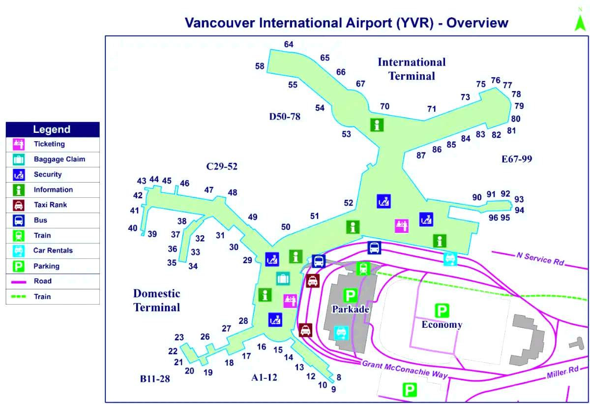 Internationale luchthaven van Vancouver